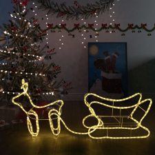 vidaXL Rénszarvas és szán kültéri karácsonyi dekoráció 252 LED-del karácsonyi dekoráció