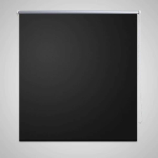 vidaXL Roló Elsötétítés 120 x 175 cm Fekete lakástextília