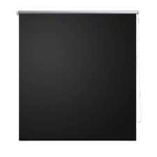 vidaXL Roló Elsötétítés 80 x 175 cm Fekete (240114) lakástextília