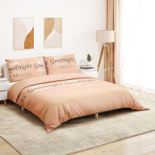 vidaXL rózsaszín ágyneműhuzat-garnitúra 240x220 cm pamut lakástextília