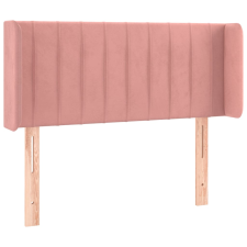 vidaXL rózsaszín bársony fejtámla 83x16x78/88 cm (3119041) ágy és ágykellék
