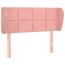 vidaXL rózsaszín bársony fejtámla 83x23x78/88 cm (3117179) ágy és ágykellék