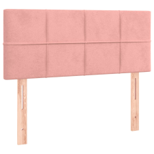 vidaXL rózsaszín bársony fejtámla 90 x 5 x 78/88 cm (346031) ágy és ágykellék
