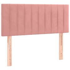 vidaXL rózsaszín bársony fejtámla 90 x 5 x 78/88 cm (346227) ágy és ágykellék