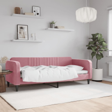 vidaXL rózsaszín bársony kanapéágy 80 x 200 cm bútor