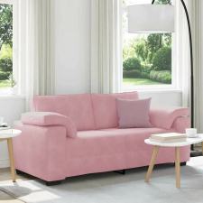 vidaXL rózsaszín bársony loveseat kanapé 140 cm bútor