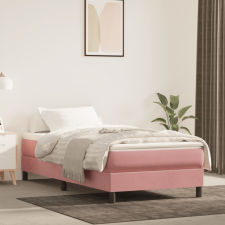 vidaXL rózsaszín bársony zsebrugós ágymatrac 100x200x20 cm ágy és ágykellék