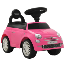 vidaXL rózsaszín ráülős Fiat 500 játékautó autópálya és játékautó