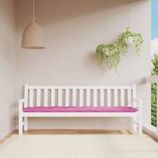 vidaXL rózsaszín szövet kerti padpárna 200 x 50 x 7 cm kerti bútor