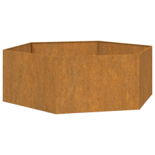 vidaXL rozsda színű corten acél növénytartó 138x120x45 cm (823677) kerti tárolás