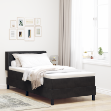 vidaXL Rugómatrac Ágy Matrac Sötétkék 90x200 cm Bársony ágy és ágykellék