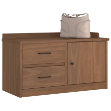 vidaXL SANDNES tömör fenyőfa előszobapad 87x40x50 cm bútor