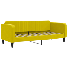 vidaXL sárga bársony kanapéágy 80 x 200 cm (354084) ágy és ágykellék