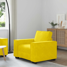 vidaXL sárga bársony kanapéfotel 59 cm bútor