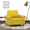 vidaXL sárga bársony kanapéfotel 60 cm