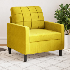 vidaXL sárga bársony kanapéfotel 60 cm bútor