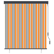 vidaXL sárga és kék kültéri roló 140 x 250 cm (145968) lakástextília