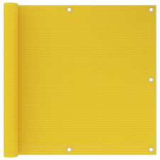 vidaXL sárga HDPE erkélyparaván 90 x 600 cm kerti bútor