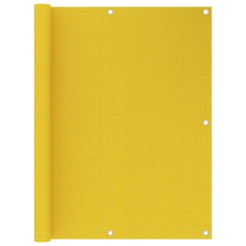 vidaXL sárga HDPE erkélytakaró 120 x 400 cm kerti bútor