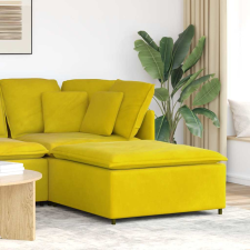vidaXL sárga moduláris kanapé lábzsámoly modul 100x100x48 cm bútor
