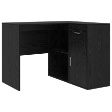 vidaXL Sarok íróasztal Fekete tölgy 102x88x75 cm Forgácslap (3337274) íróasztal