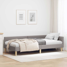 vidaXL Sarokágy keret Egyéb Tópszínű 80 x 200 cm Szövet és mérnöki fa ágy és ágykellék