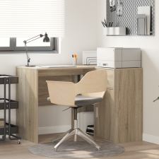vidaXL Sarokasztal Sonoma tölgy 102x88x75 cm Forgácslap íróasztal