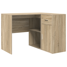 vidaXL Sarokasztal Sonoma tölgy 102x88x75 cm Forgácslap (3337275) íróasztal