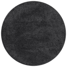 vidaXL Shaggy Szőnyeg Latex Hátlappal Sötétszürke ø120 cm (4019774) lakástextília
