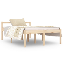 vidaXL Small Double tömör fenyőfa ágy időseknek 120 x 190 cm (810584) ágy és ágykellék
