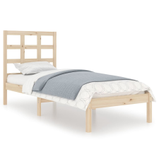 vidaXL Small Single tömör fa ágykeret 75 x 190 cm (3105430) ágy és ágykellék