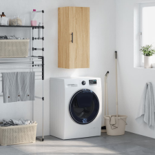 vidaXL sonoma színű fali szekrény 34,5 x 34 x 90 cm bútor