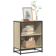 vidaXL sonoma színű szerelt fa könyvszekrény 60x35x76 cm bútor