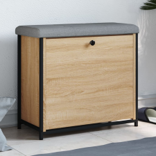 vidaXL sonoma tölgy cipőpad lehajtható fiókkal 62 x 32 x 56 cm bútor