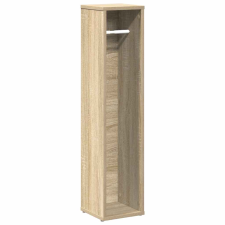 vidaXL sonoma tölgy fürdőszobaszekrény tekercstartóval 20,5x20x90 cm (858508) fürdőszoba bútor