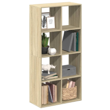 vidaXL sonoma tölgy szerelt fa elválasztó könyvespolc 69,5x29x137,5 cm bútor