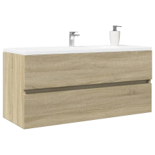 vidaXL sonoma tölgy szerelt fa fürdőszobai mosdószekrény 100x38,5x45cm fürdőszoba bútor