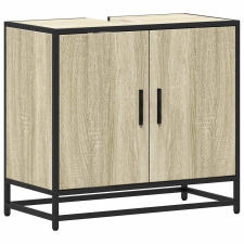 vidaXL sonoma tölgy szerelt fa fürdőszobai mosdószekrény 65x33x60 cm (849265) fürdőszoba bútor