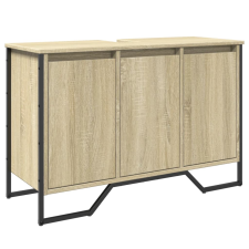 vidaXL sonoma tölgy szerelt fa fürdőszobai mosdószekrény 91x35x60 cm (848660) fürdőszoba bútor