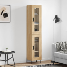 vidaXL sonoma-tölgy szerelt fa magasszekrény 34,5x34x180 cm bútor
