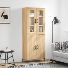 vidaXL sonoma-tölgy szerelt fa magasszekrény 69,5 x 34 x 180 cm bútor