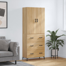 vidaXL sonoma-tölgy szerelt fa magasszekrény 69,5 x 34 x 180 cm bútor