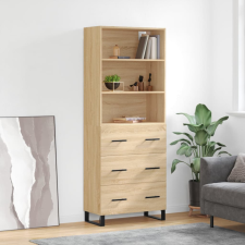 vidaXL sonoma-tölgy szerelt fa magasszekrény 69,5 x 34 x 180 cm bútor