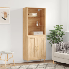 vidaXL sonoma-tölgy szerelt fa magasszekrény 69,5 x 34 x 180 cm bútor