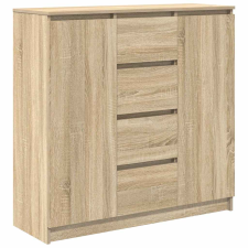 vidaXL sonoma tölgy szerelt fa tálalószekrény fiókos 100,5x35x98,5 cm (3328455) bútor