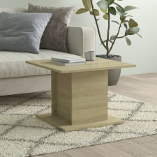 vidaXL sonoma tölgy színű forgácslap dohányzóasztal 55,5x55,5x40 cm bútor