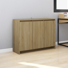 vidaXL sonoma tölgy színű forgácslap tálalószekrény 102 x 33 x 75 cm bútor