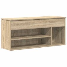vidaXL sonoma tölgy színű szerelt fa cipőpolc 102x30,5x45 cm (859138) bútor