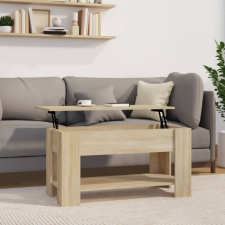 vidaXL sonoma tölgy színű szerelt fa dohányzóasztal 101 x 49 x 52 cm bútor