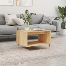 vidaXL sonoma tölgy színű szerelt fa dohányzóasztal 60x50x40 cm bútor